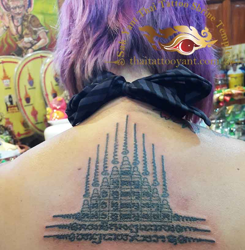 Gao Yord 9 Spires Master Sak Yant Thai Tattoo