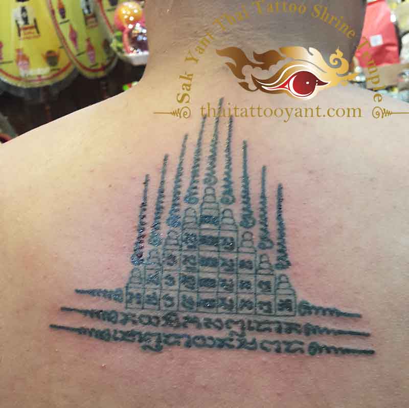 Gao Yord 9 Spires Master Sak Yant Thai Tattoo