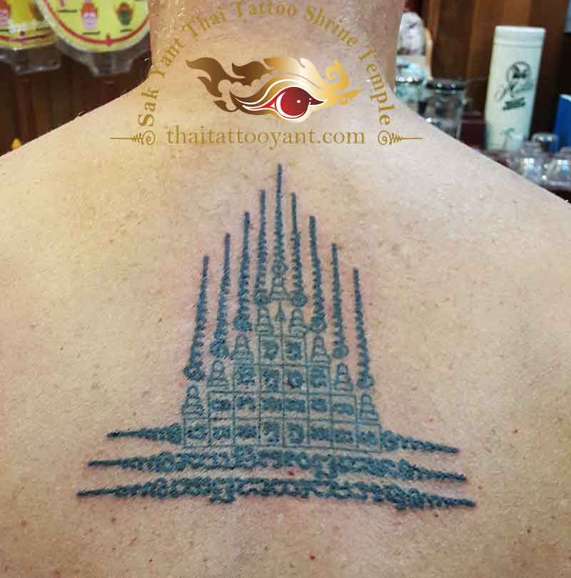 Gao Yord 9 Spires Master Sak Yant Thai Tattoo