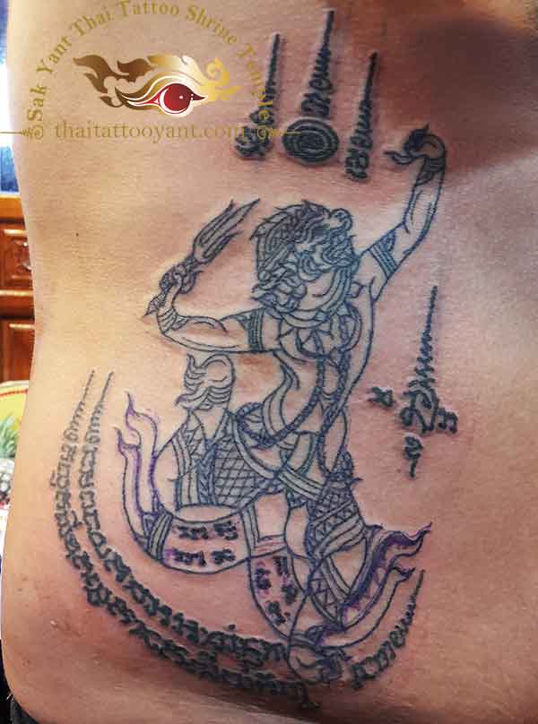 Hanuman Sak Yant Thai Tattoo