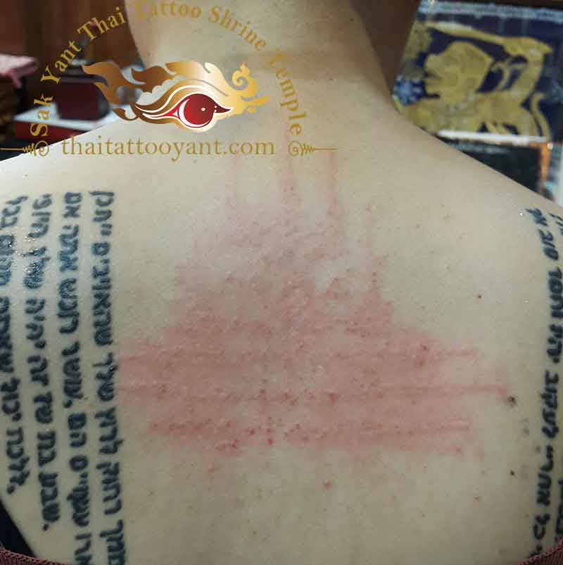 Invisible Oil Sak Yant Thai Tattoo