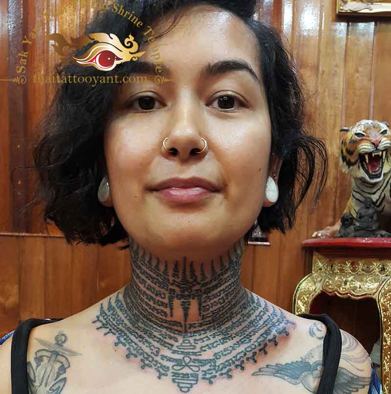 Necklace Sak Yant Thai Tattoo