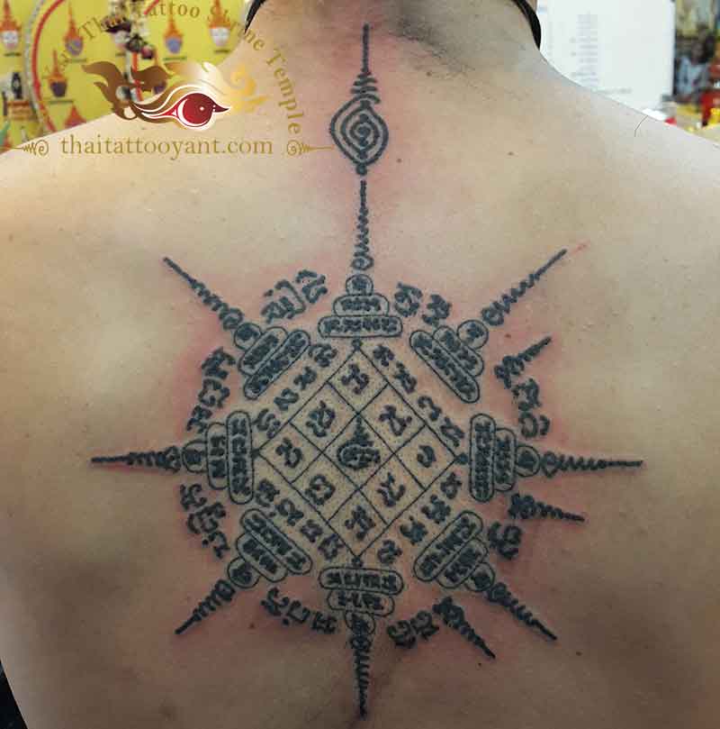 Pead Tidt 8 Directions Sak Yant Thai Tattoo