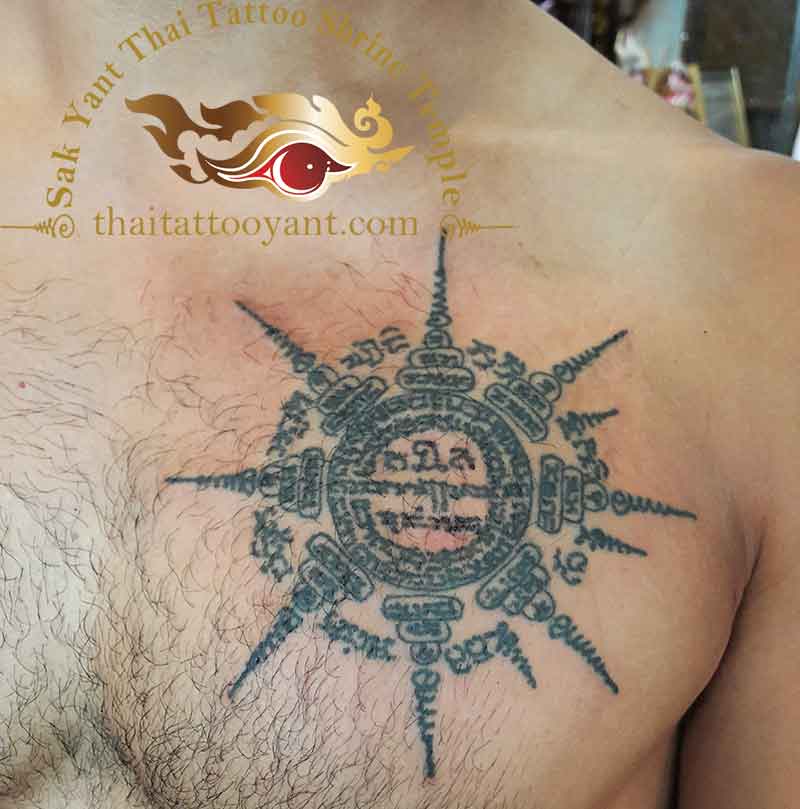 Pead Titd 8 Directions Yant Thai Tattoo