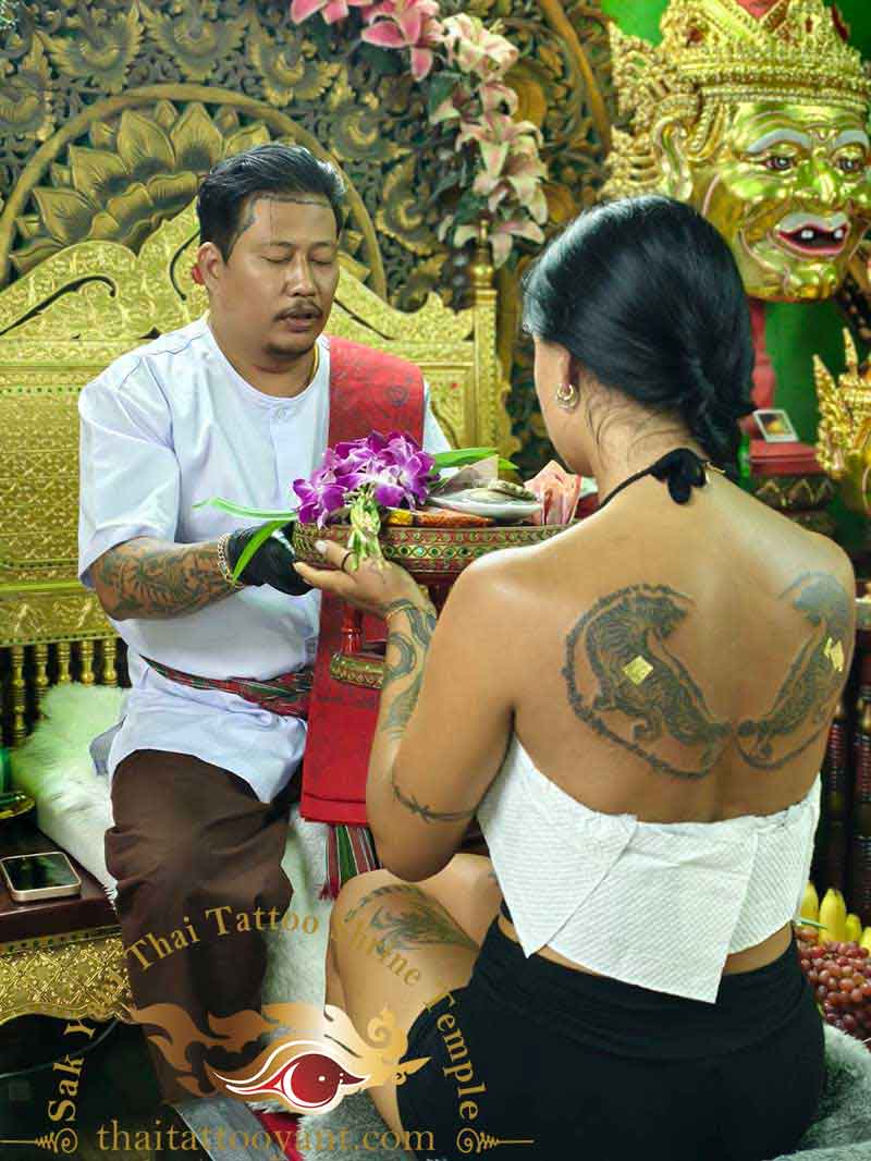 Sak Yant Thai Tattoo Master Ajarn Nak