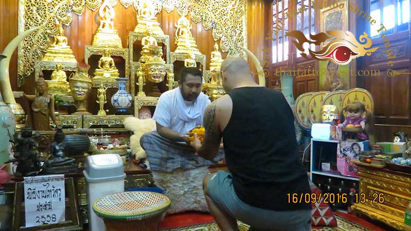 Sak Yant Thai Tattoo Blessing Offering