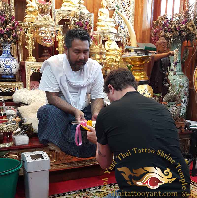 Sak Yant Thai Tattoo Blessing Offering