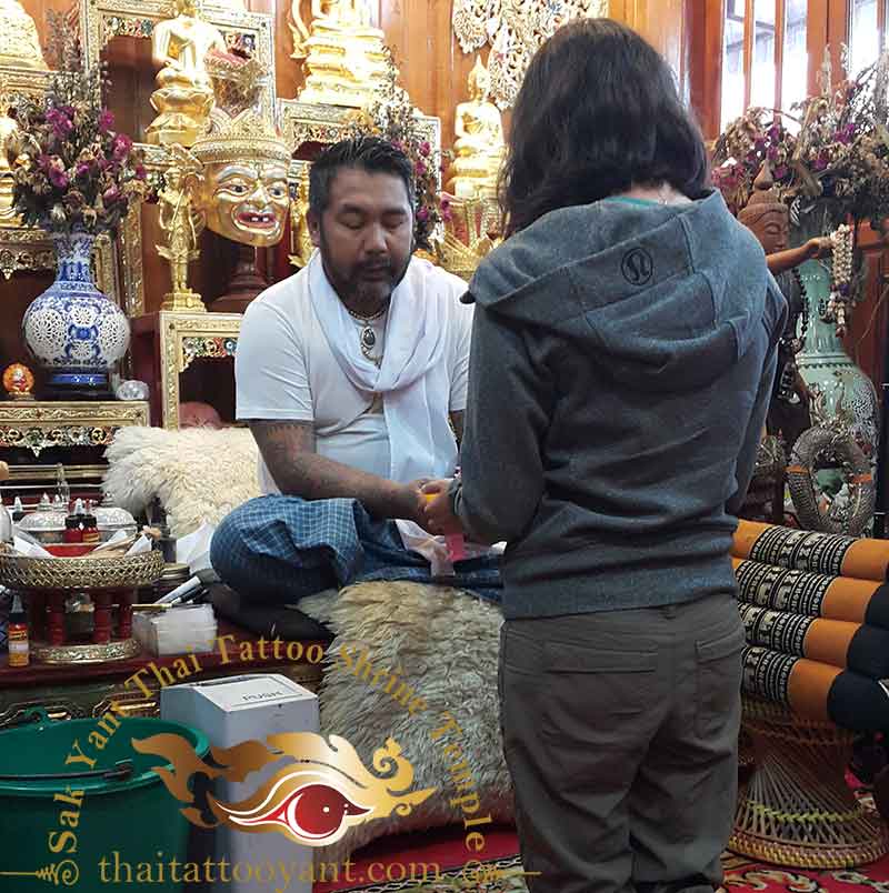 Sak Yant Thai Tattoo Blessing Offering