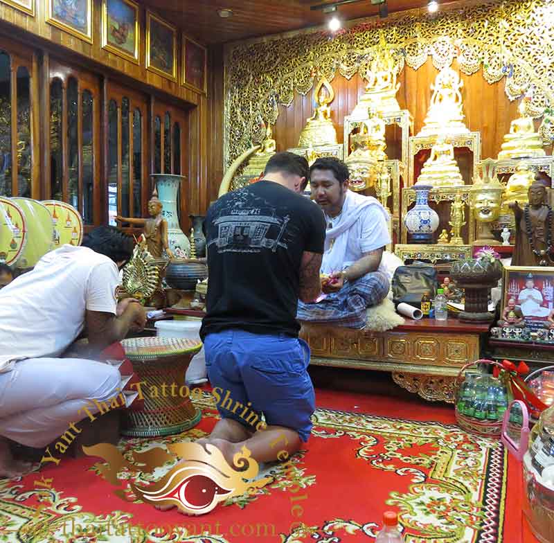 Sak Yant Thai Tattoo Blessing Offering