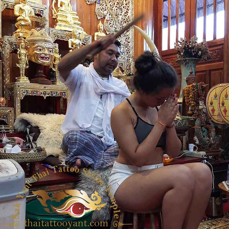 Sak Yant Thai Tattoo Blessing and Activation