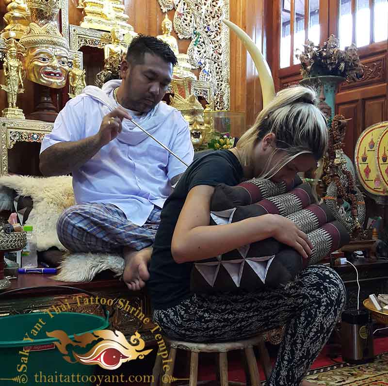Sak Yant Thai Tattoo by Ajarn Ohr