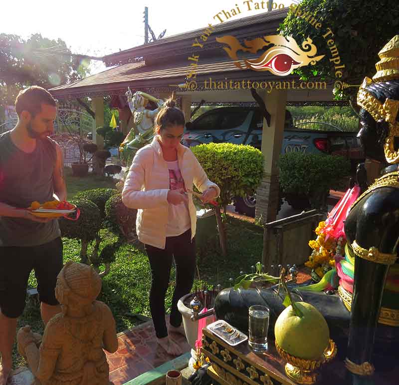 Shrine Temple Sak Yant Thai Tattoo