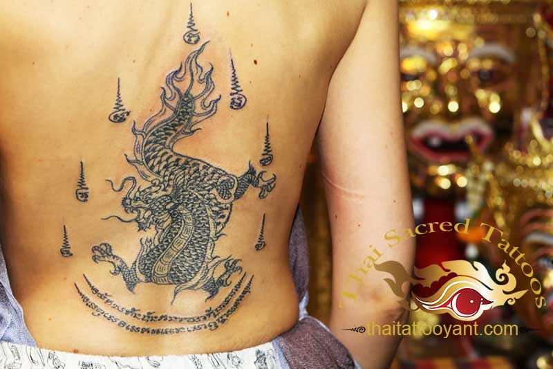 Thai Tattoo Yant Dragon