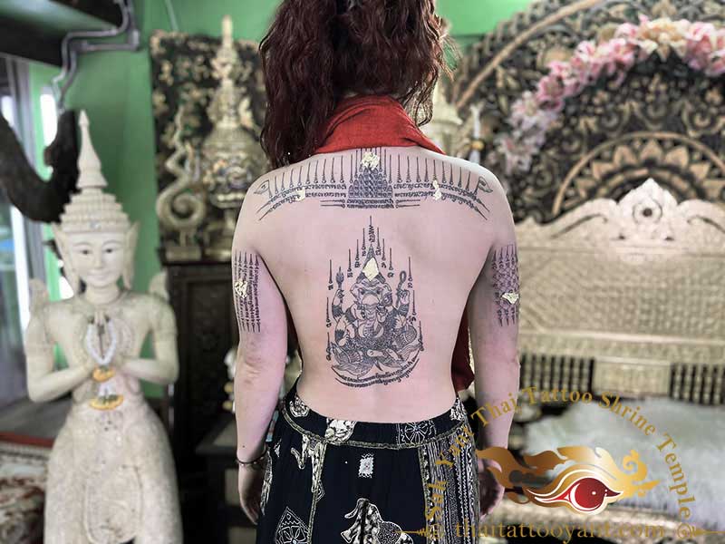 Thai Tattoo Sak Yant Ajarn Sak Female Back Piece