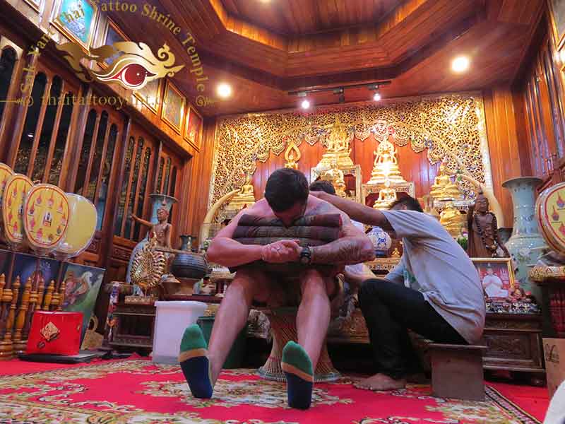 Twin Suea Tigers Sak Yant Thai Tattoo