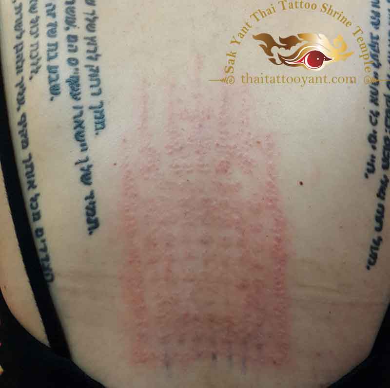 Invisible Yant Kroh Petch Diamond Net Sak Yant Thai Tattoo