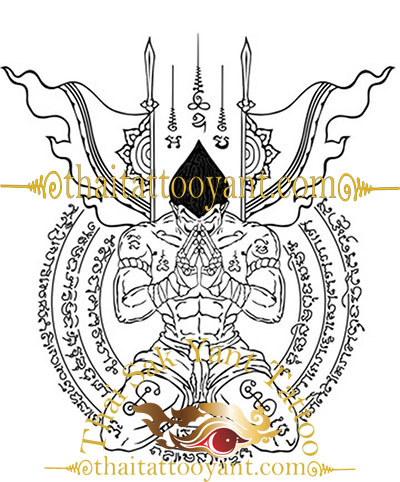 Bamboo Tattoo Thailand Muay Thai Boxing Sak Yant