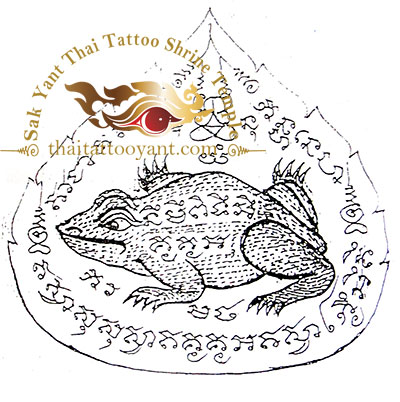 Bamboo Tattoo Thailand Toad or Frog Sak Yant