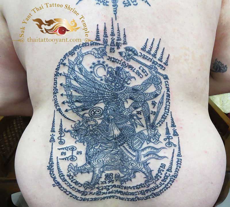 Sak Yant Hanuman Song Sing Thai Tattoo