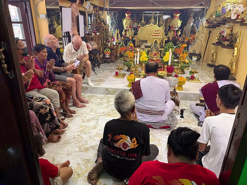 Sak Yant Tattoo Thailand Wai Khru