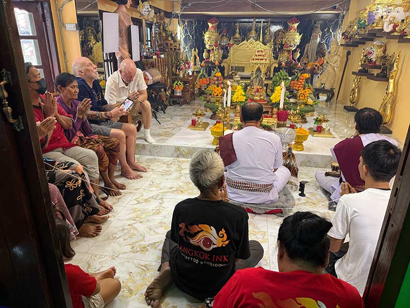 Sak Yant Tattoo Thailand Wai Khru