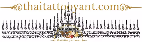 Yee Sib Gao Yord 29 Spires Yant Tattoo