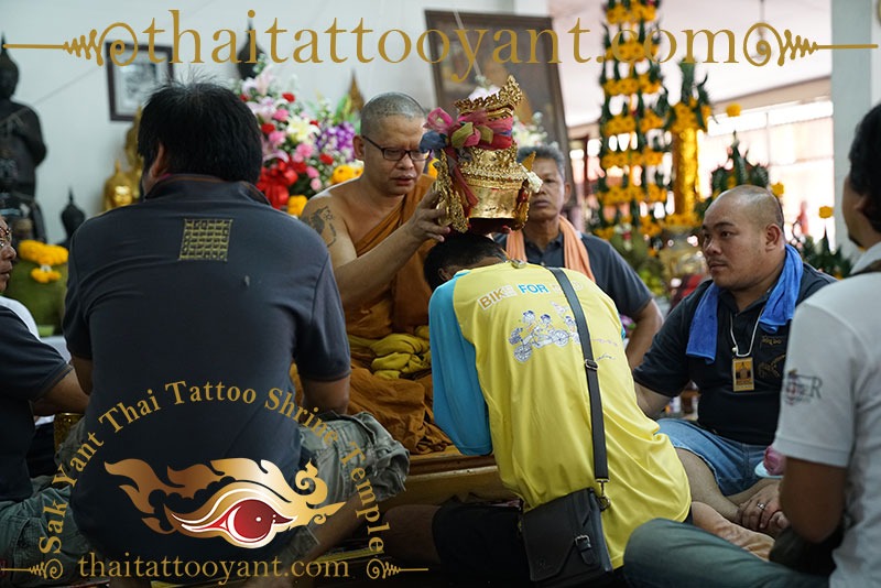 Ruesi Mask Blessing Bangkok Thailand