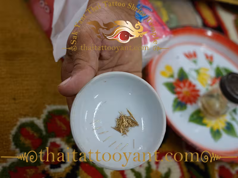 Thai Sak Yant Golden Needles Thailand