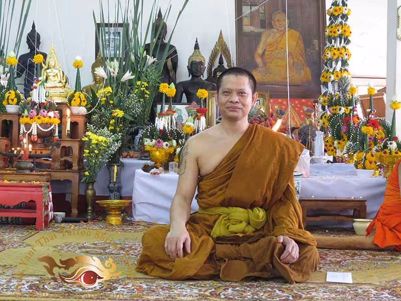 Grand Master Ajarn Bpom Sak Yant Thai Tattoo