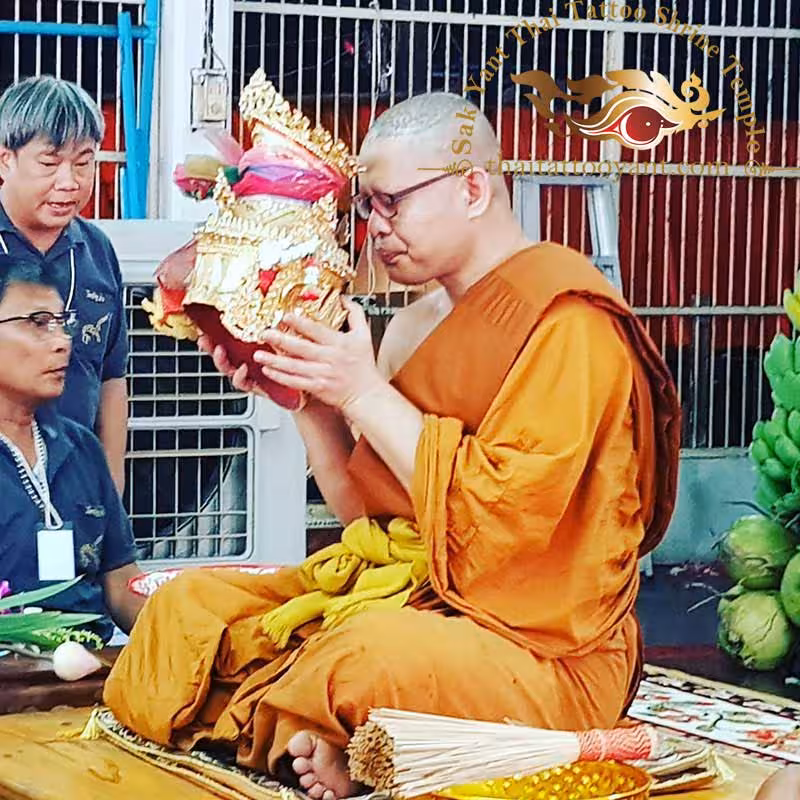 Grand Master Ajarn Bpom Sak Yant Thai Tattoo