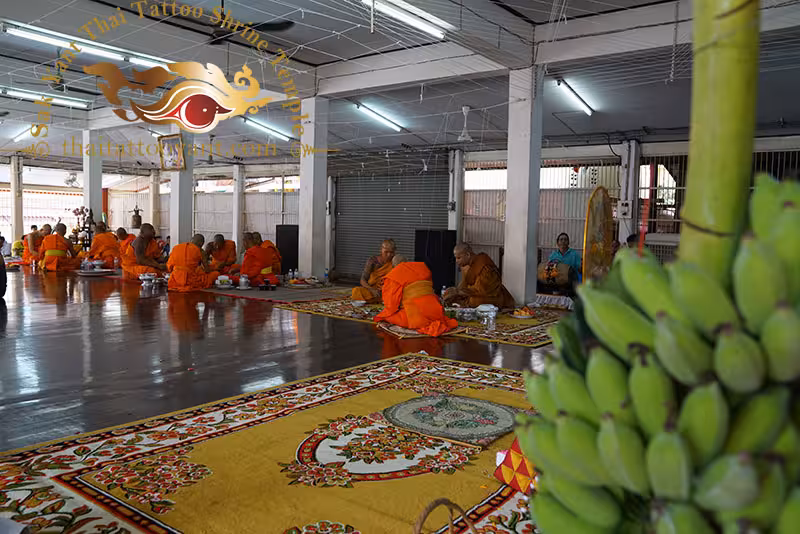 Wat Sala Daeng Temple Monks