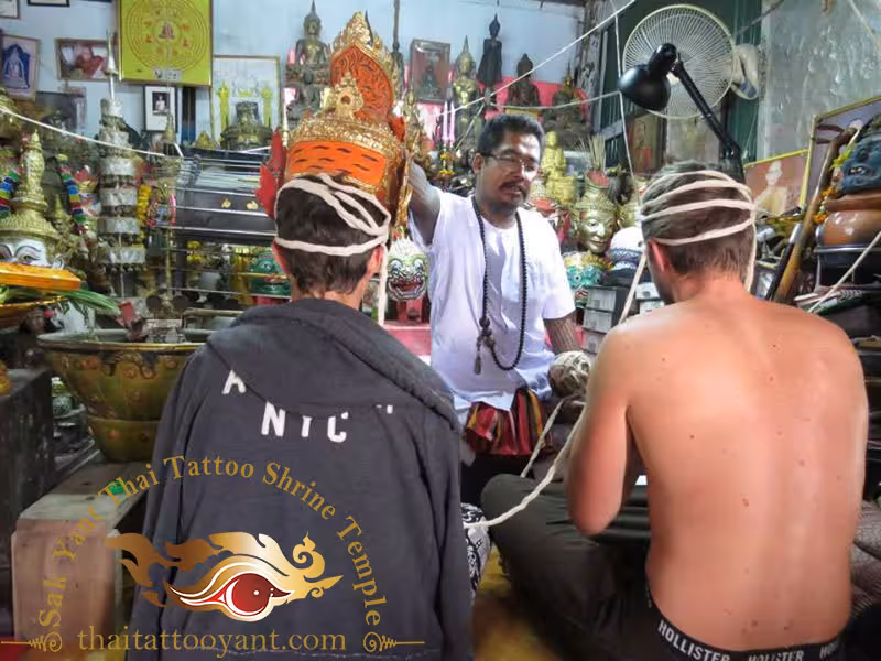 Ajarn Fu Blessings and Activation of Sak Yant Thai Tattoos