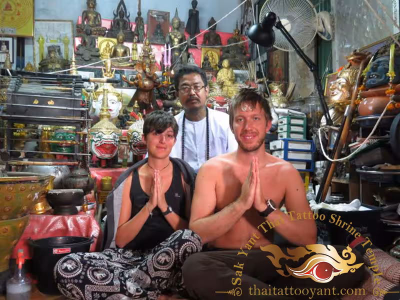 Ajarn Fu Blessings and Activation of Sak Yant Thai Tattoos