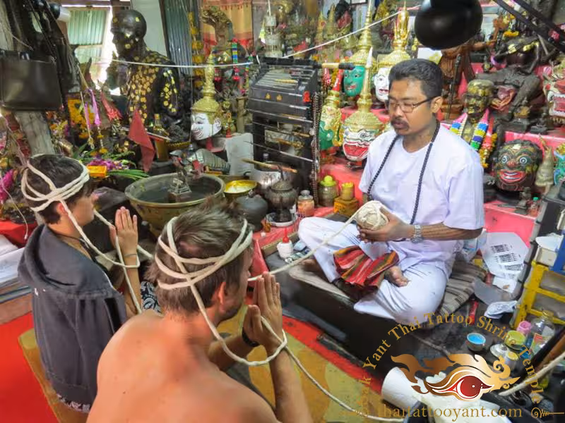 Ajarn Fu Blessings and Activation of Sak Yant Thai Tattoos