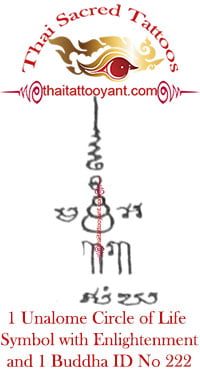1 Unalome Circle of Life Symbol 1 Buddha Thai Tattoo ID No 222 1 Unalome Circle of Life Symbol 1 Buddha Thai Tattoo ID No 222