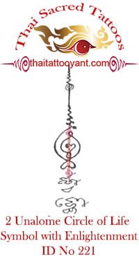 2 Unalome Circle of Life Symbol ID No 221 2 Unalome Circle of Life Symbol ID No 221